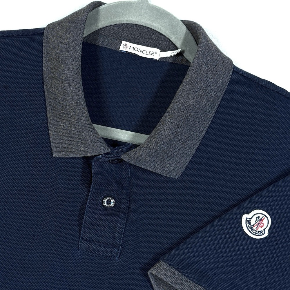 Moncler Polo Shirt Mens XXL MAGLIA POLO MANICA CORTA SHORT SLEEVED POLO SHIRT